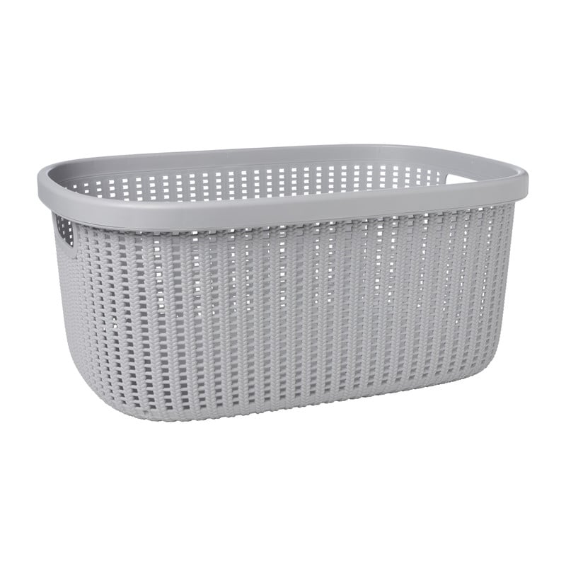 Wasmand - grijs - 32 liter 