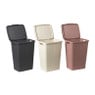 Curver jute wasmand met deksel - 58 liter - roze