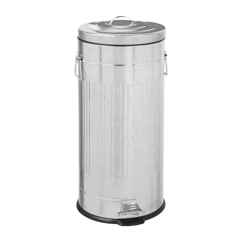 Pedaalemmer - 30 liter - RVS 