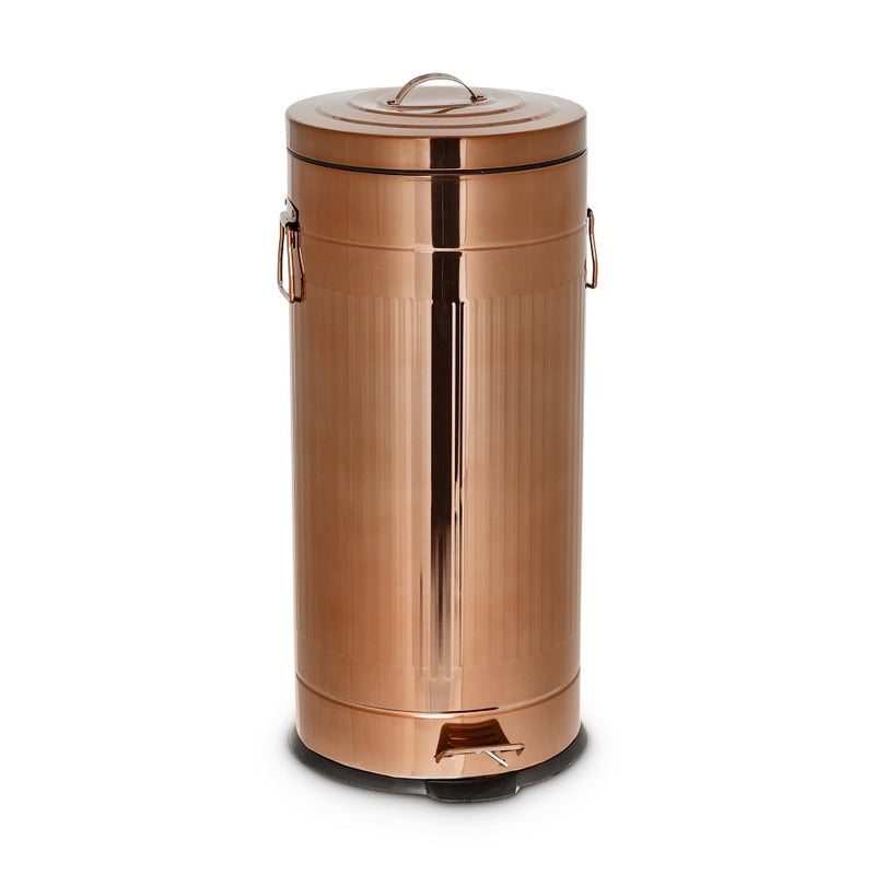 Pedaalemmer - 30 liter - koper