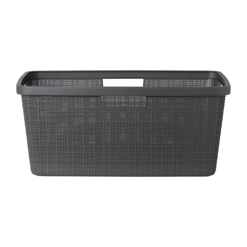 Curver jute wasmand - 46 liter - grijs