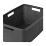 Curver jute wasmand - 46 liter - grijs