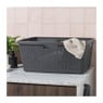 Curver jute wasmand - 46 liter - grijs