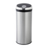 Afvalemmer push - 40 liter - zilverkleurig