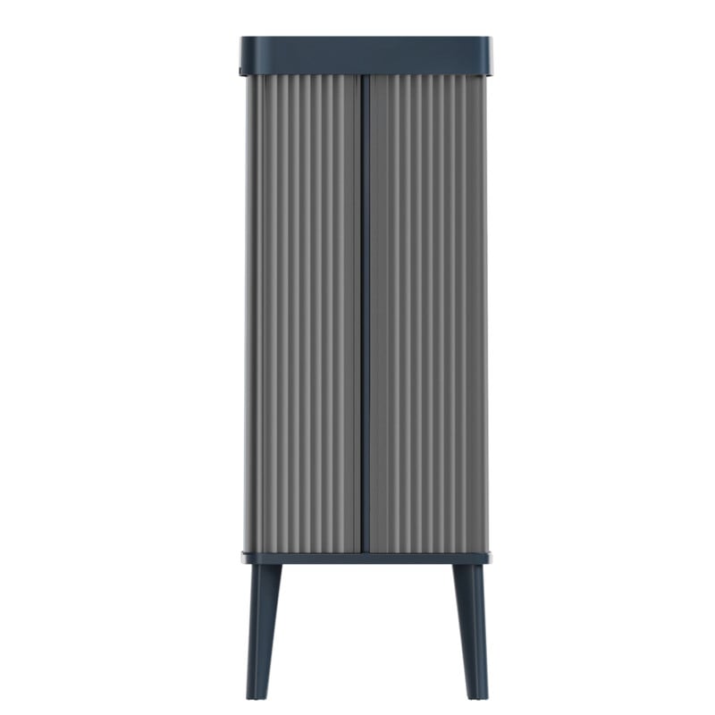 Curver prullenbak Verto - grijs/zwart - 54 liter