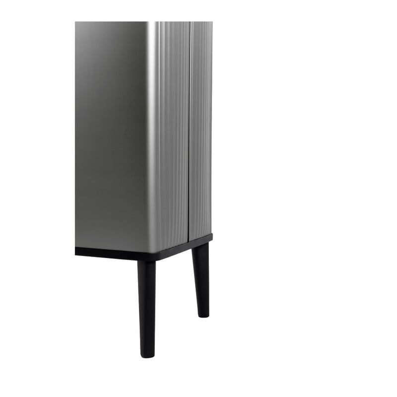 Curver prullenbak Verto - grijs/zwart - 54 liter