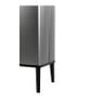 Curver prullenbak Verto - grijs/zwart - 54 liter