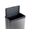 Curver prullenbak Verto - grijs/zwart - 54 liter