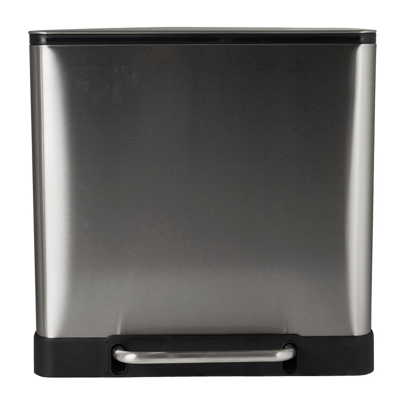 Pedaalemmer - zilverkleurig - 2x20L