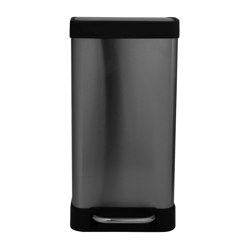 Pedaalemmer soft close - zwart - 20L