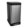 Pedaalemmer soft close - zwart - 20L
