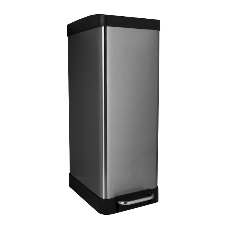 Pedaalemmer soft close - metaal - 30L