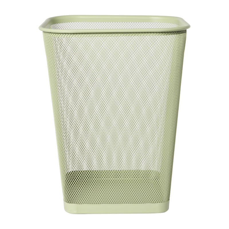 Prullenbak mesh vierkant - groen - 12 liter