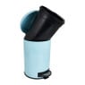 Pedaalemmer retro - blauw - 12 liter