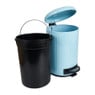 Pedaalemmer retro - blauw - 12 liter