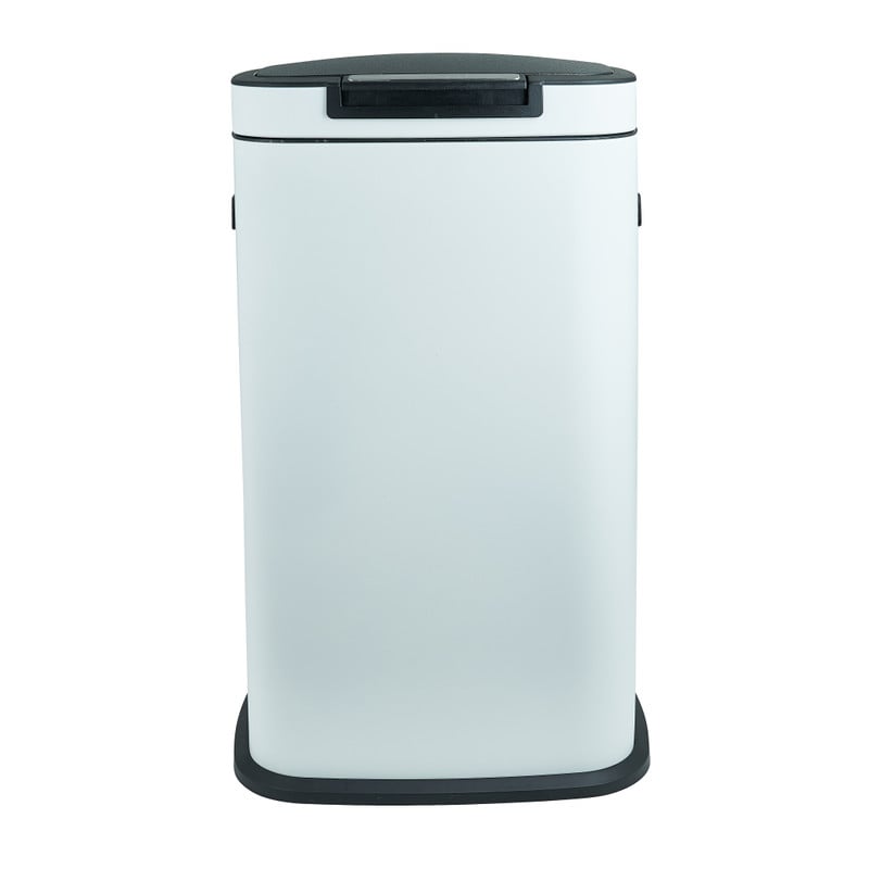 Afvalemmer push - wit - 38 liter