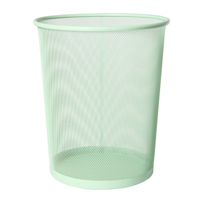 Prullenbak mesh rond - groen - 19 liter
