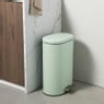 Pedaalemmer ovaal - groen - 30 liter