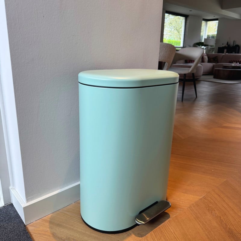 Pedaalemmer ovaal - groen - 50 liter