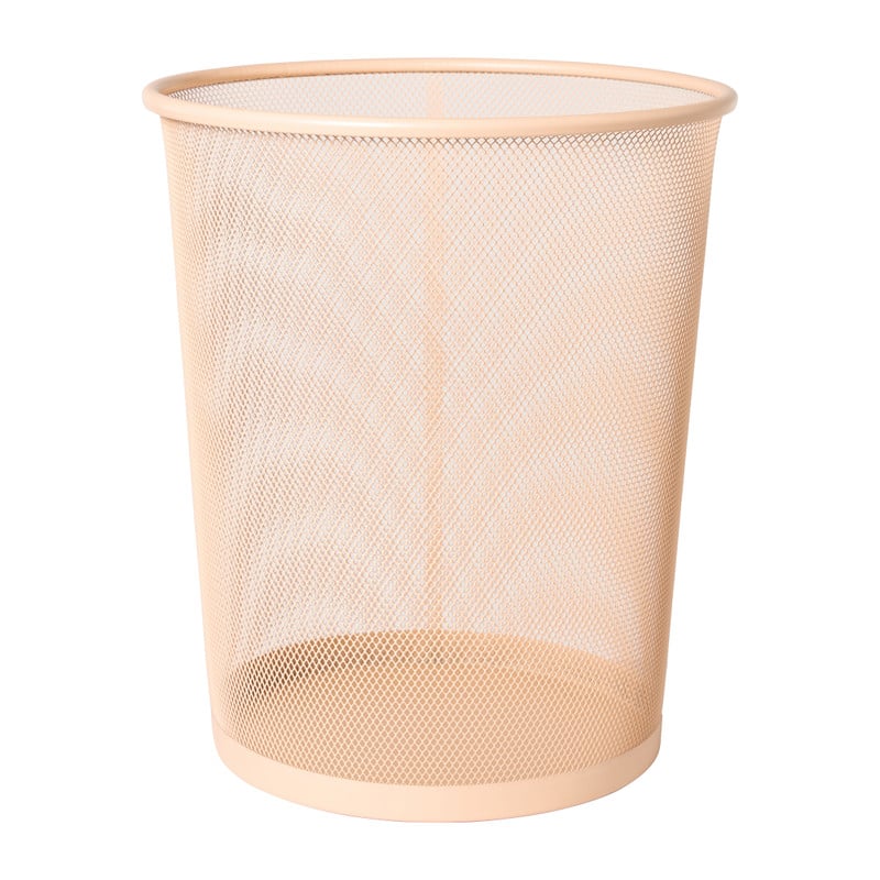 Prullenbak mesh rond - oranje - 19 liter
