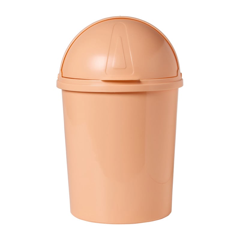 Prullenbakje - oranje - 6 liter