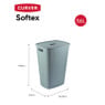 Curver wasmand fresh met deksel - 56 liter - blauw