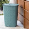 Curver wasmand fresh met deksel - 56 liter - blauw