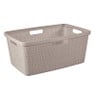 Curver jute wasmand - 46 liter - bruin