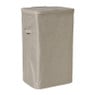 Wasmand linnen look - beige - 60 liter