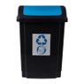 Prullenbak - blauw - 25 liter