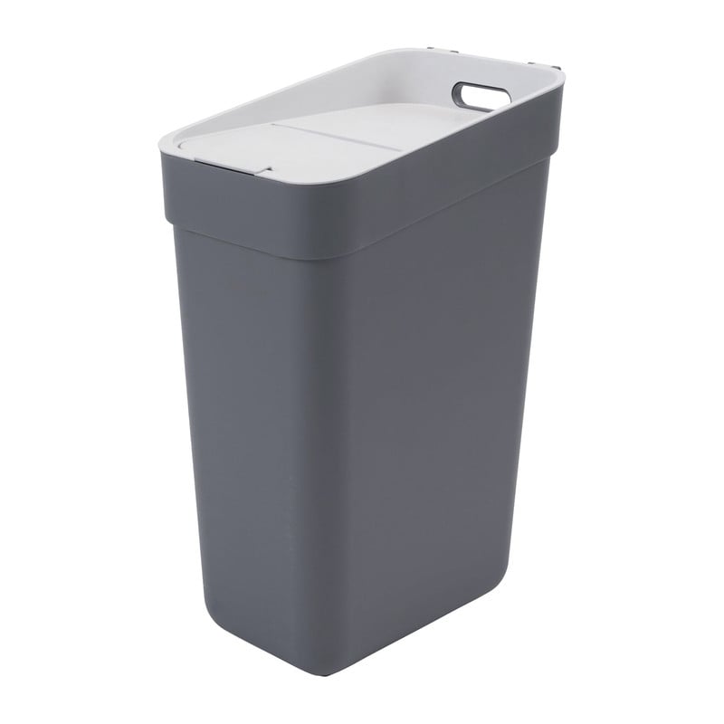 Curver prullenbak ready to collect - donkergrijs/lichtgrijs - 30 liter