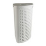 Wasmand hoek - wit - 39,5x50x64 cm