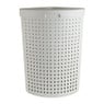 Wasmand hoek - wit - 39,5x50x64 cm