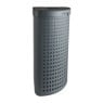 Wasmand hoek - grijs - 39.5x50x64 cm