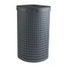 Wasmand hoek - grijs - 39.5x50x64 cm