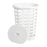 Wasmand ovaal - wit - 54 liter 