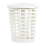 Wasmand hoek - wit - 54 liter