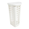 Wasmand hoek - wit - 54 liter