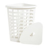 Wasmand hoek - wit - 54 liter