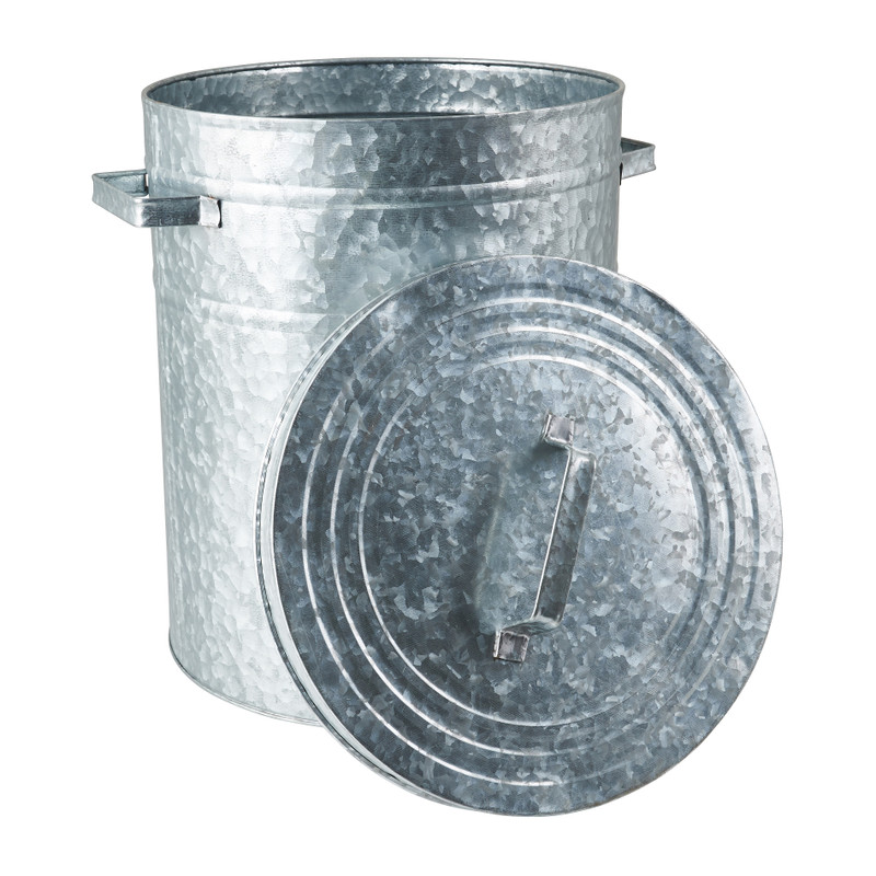 Prullenbak zink - 20 liter