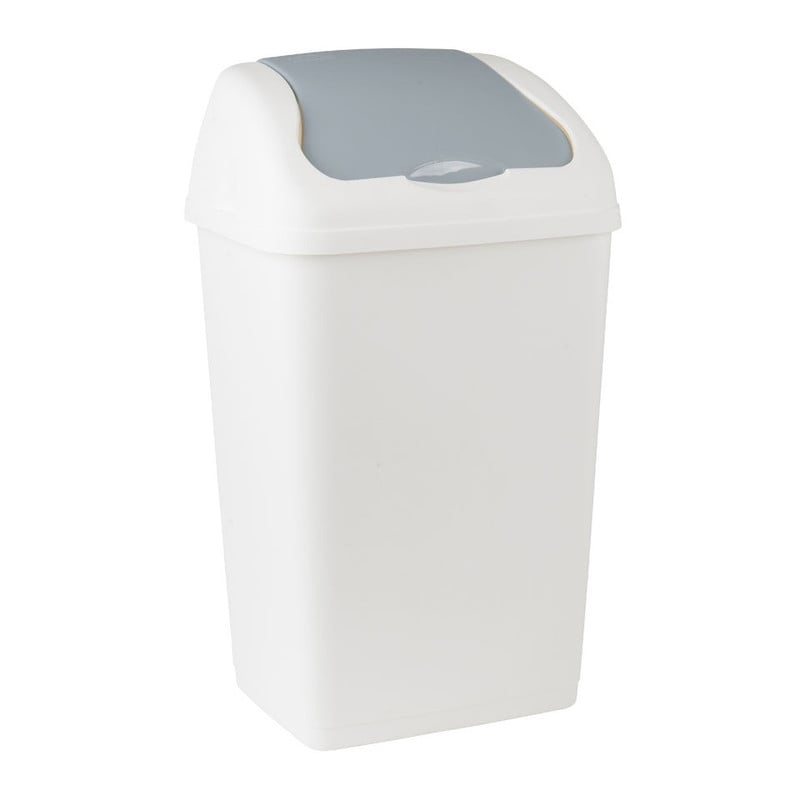Afvalemmer Althea - 18 liter - wit