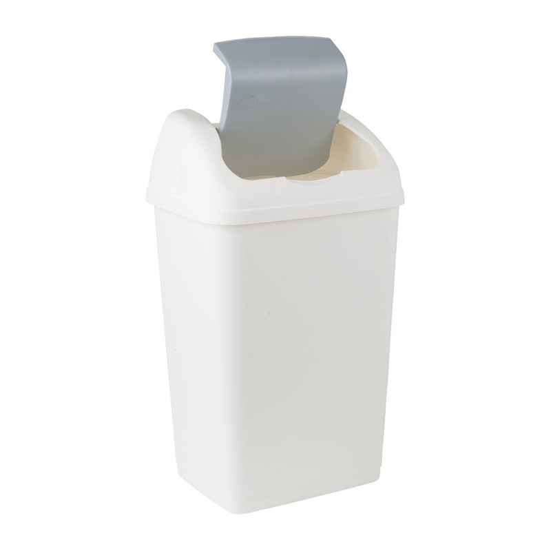 Afvalemmer Althea - 18 liter - wit