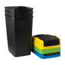 Afvalscheider triple - 3x18 liter - zwart