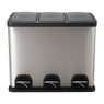 Pedaalemmer 3 vakken - 3x8 liter 