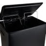 Pedaalemmer - zwart - 2x20 liter