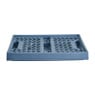 Mini krat opvouwbaar - blauw - 34.2x24x16.8 cm 