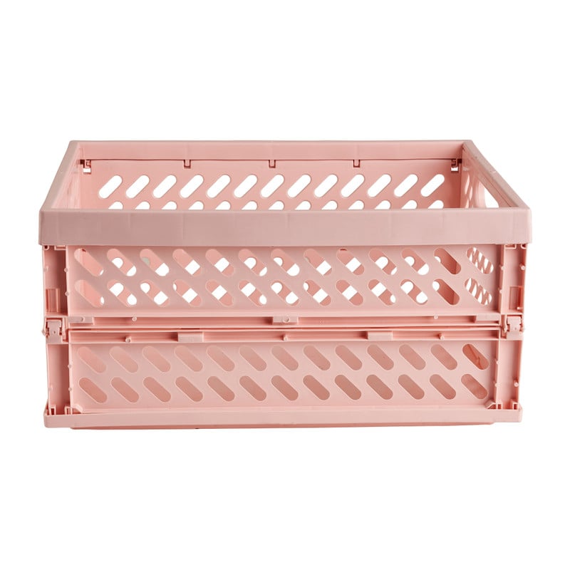 Mini krat opvouwbaar - roze - 34.2x24x16.8 cm 
