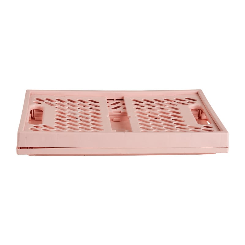 Mini krat opvouwbaar - roze - 34.2x24x16.8 cm 