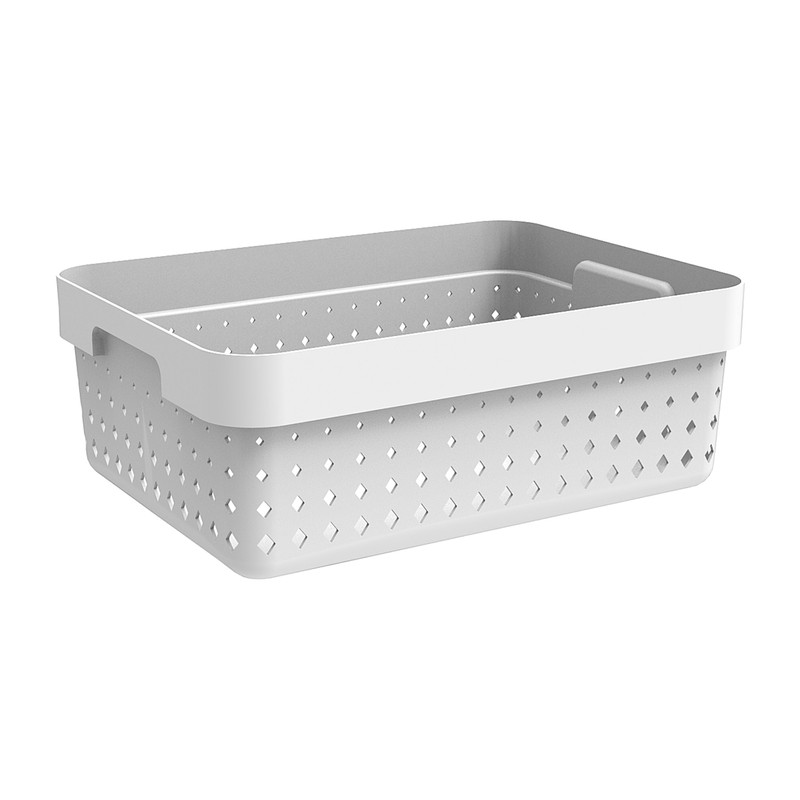 Mand m - wit - 35,7x26,8x13,1cm