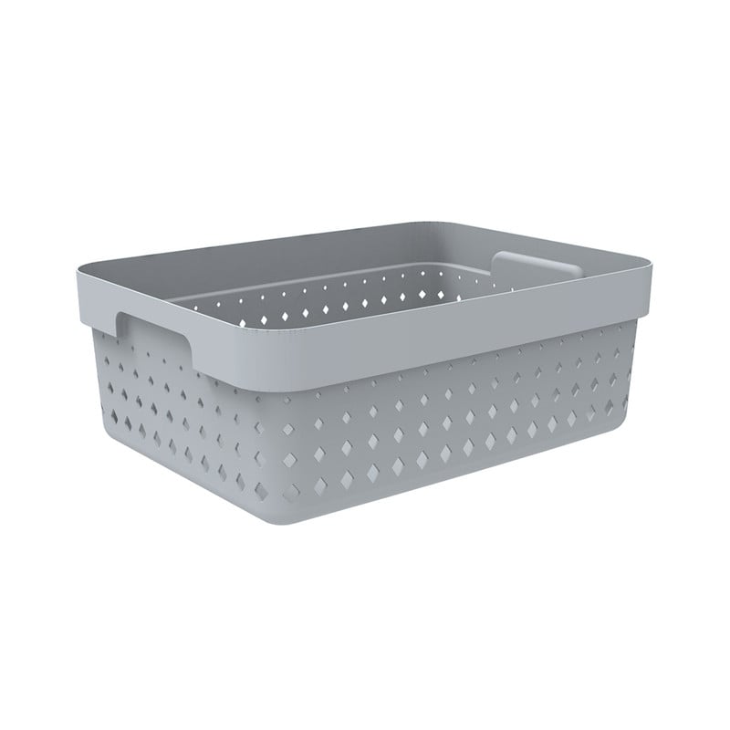 Mand m - grijs - 35.7x26.8x13.1cm